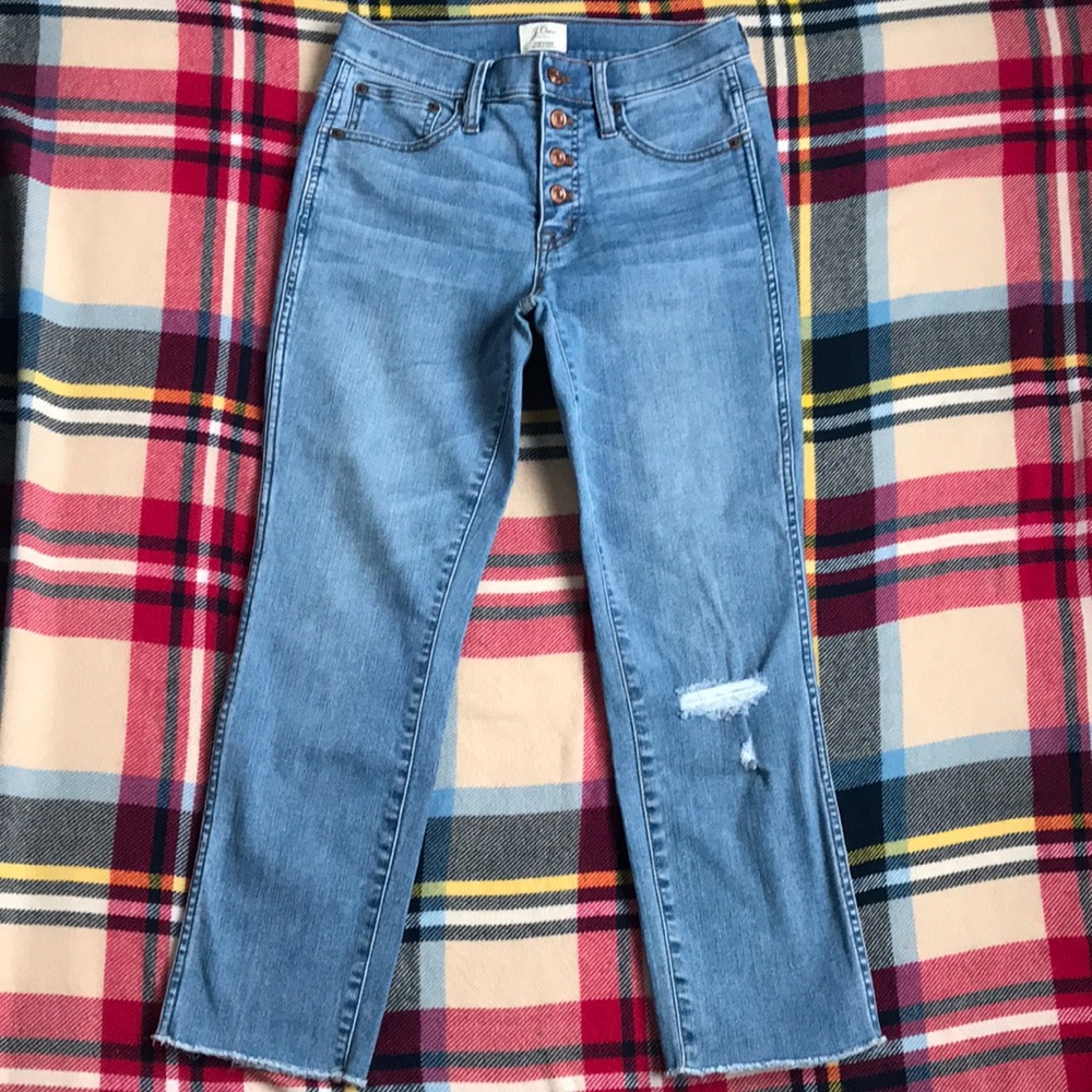J.Crew Vintage Straight Button Fly Jeans